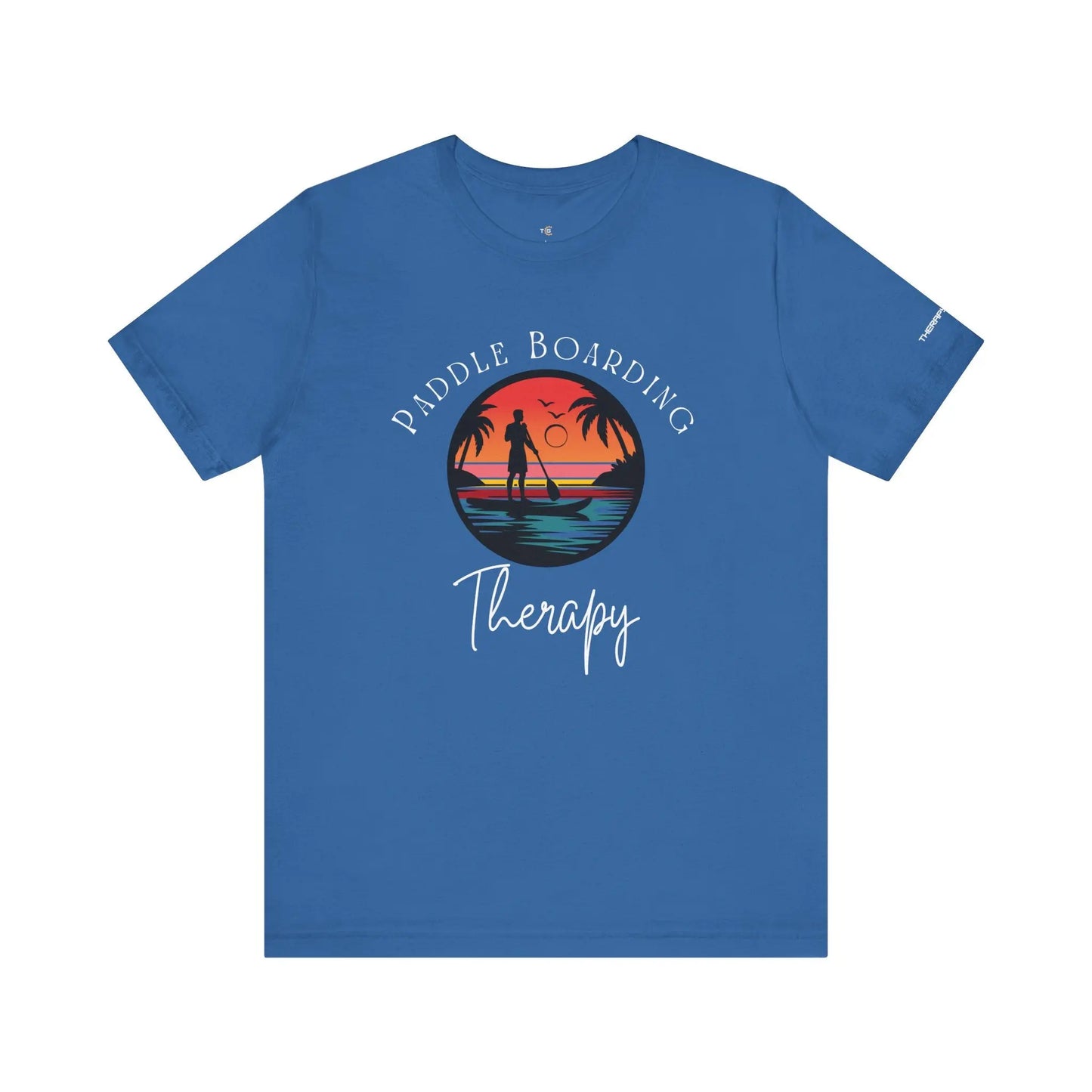 Paddle Boarding Therapy Tee, Relaxation Shirt, Beach Lover Gift, Summer Vibes Clothing, Outdoor Adventure T-Shirt, Water Sports Apparel Printify