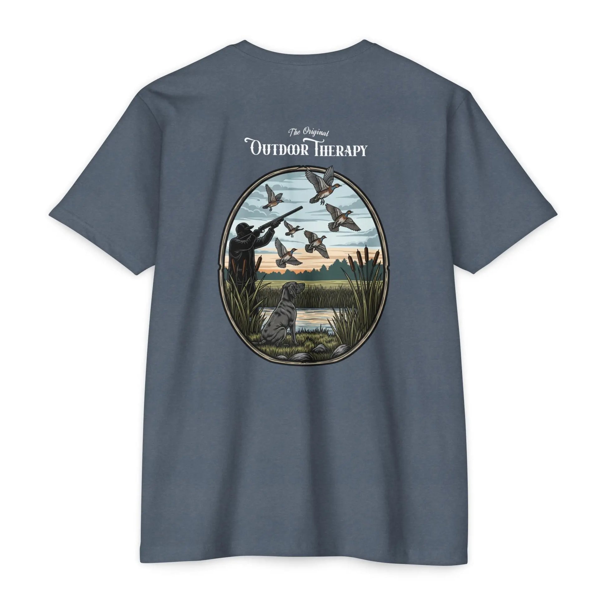 Nature Hunt Unisex Tee, Relaxed Fit Canvas Shirt, Outdoor Adventure Tee, Casual Summer Wear, Gift for Nature Lovers Printify