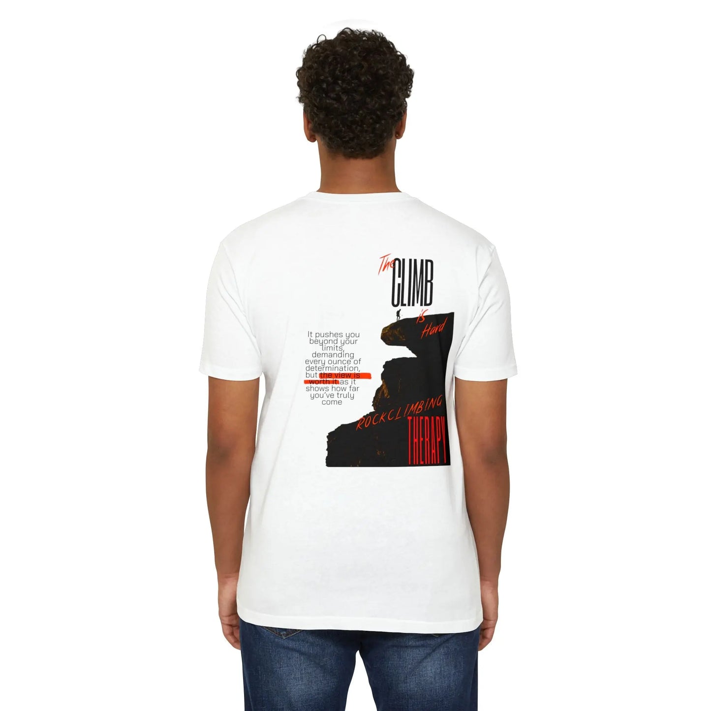 Inspirational Quote Unisex Heavy Cotton Tee, Motivational T-Shirt, Gift for Climbers, Outdoor Adventure Apparel, Casual Everyday Wear Printify