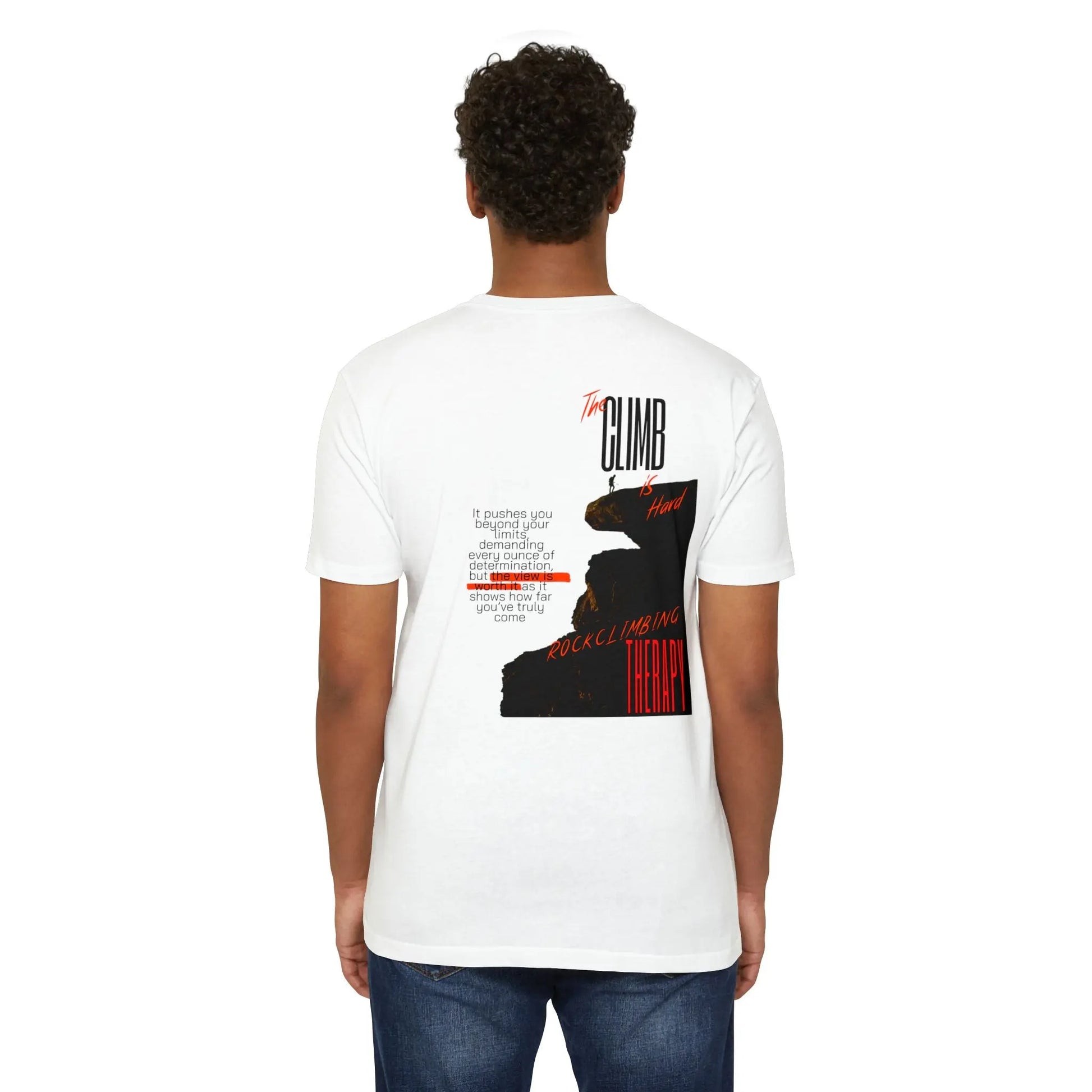 Inspirational Quote Unisex Heavy Cotton Tee, Motivational T-Shirt, Gift for Climbers, Outdoor Adventure Apparel, Casual Everyday Wear Printify