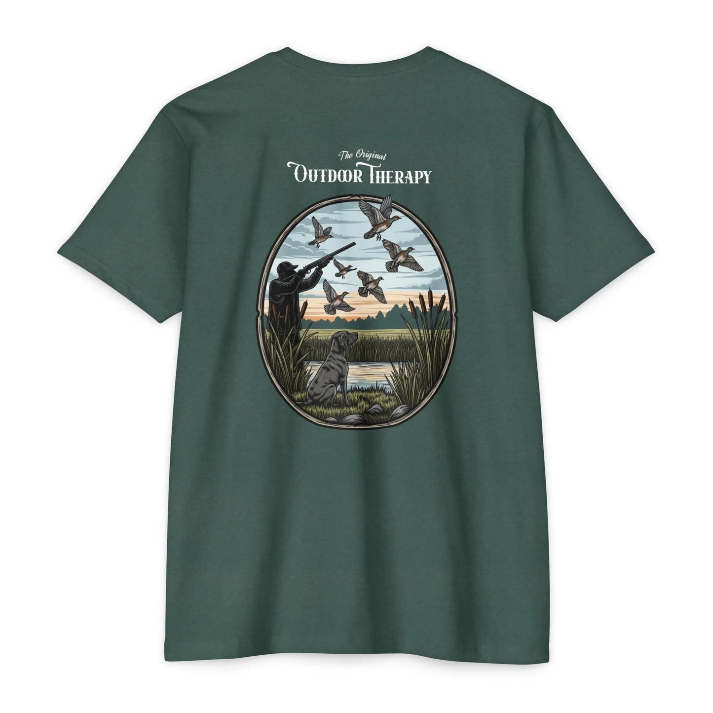 Nature Hunt Unisex Tee, Relaxed Fit Canvas Shirt, Outdoor Adventure Tee, Casual Summer Wear, Gift for Nature Lovers Printify