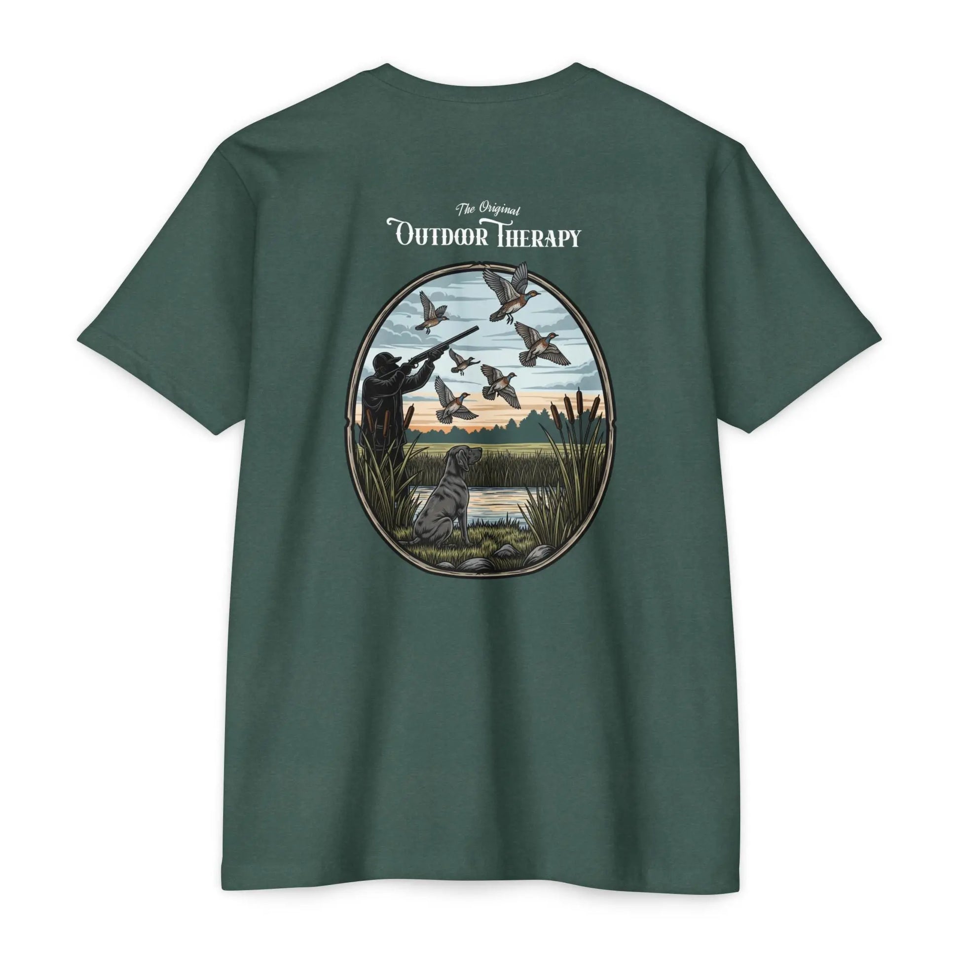 Nature Hunt Unisex Tee, Relaxed Fit Canvas Shirt, Outdoor Adventure Tee, Casual Summer Wear, Gift for Nature Lovers Printify