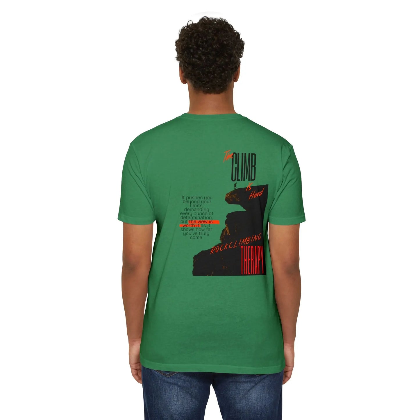 Inspirational Quote Unisex Heavy Cotton Tee, Motivational T-Shirt, Gift for Climbers, Outdoor Adventure Apparel, Casual Everyday Wear Printify