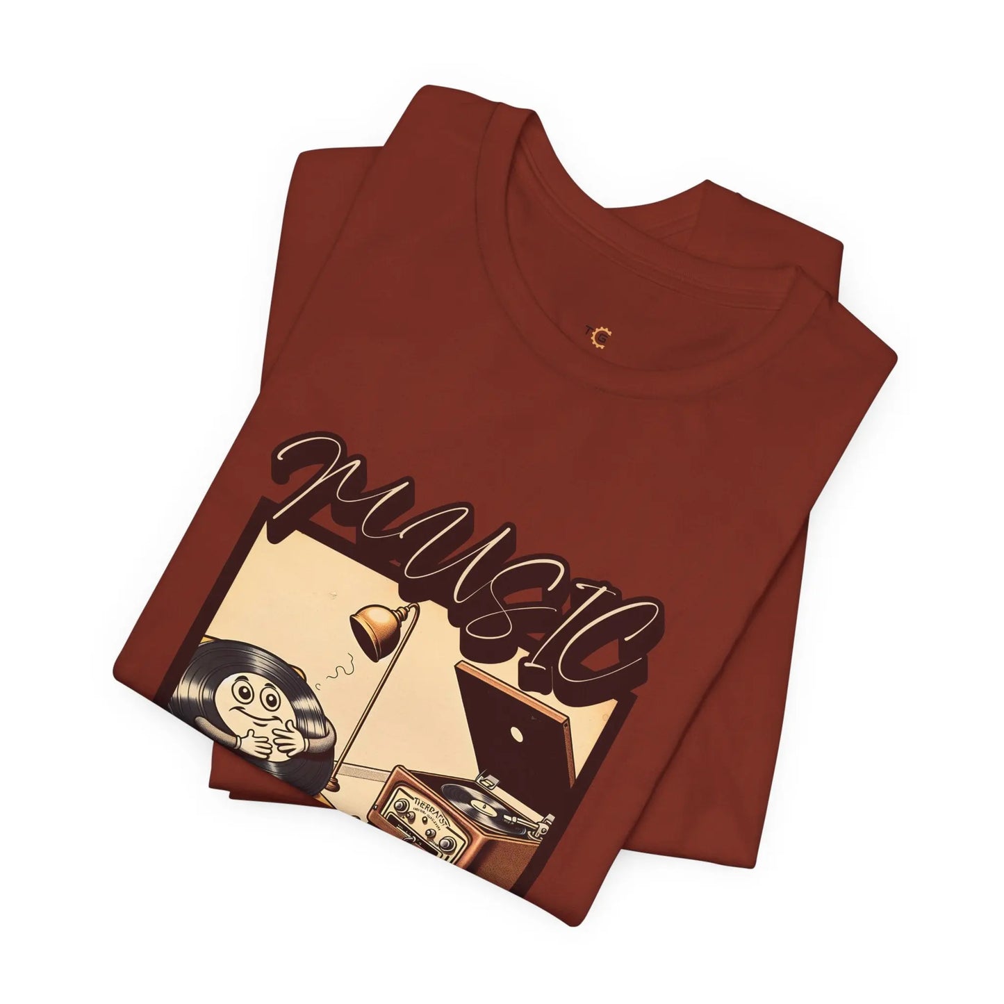 Music Therapy Unisex Tee, Casual Music Shirt, Perfect Gift for Music Lovers, Therapeutic Vibe Tee for Relaxation, Music Appreciation Printify