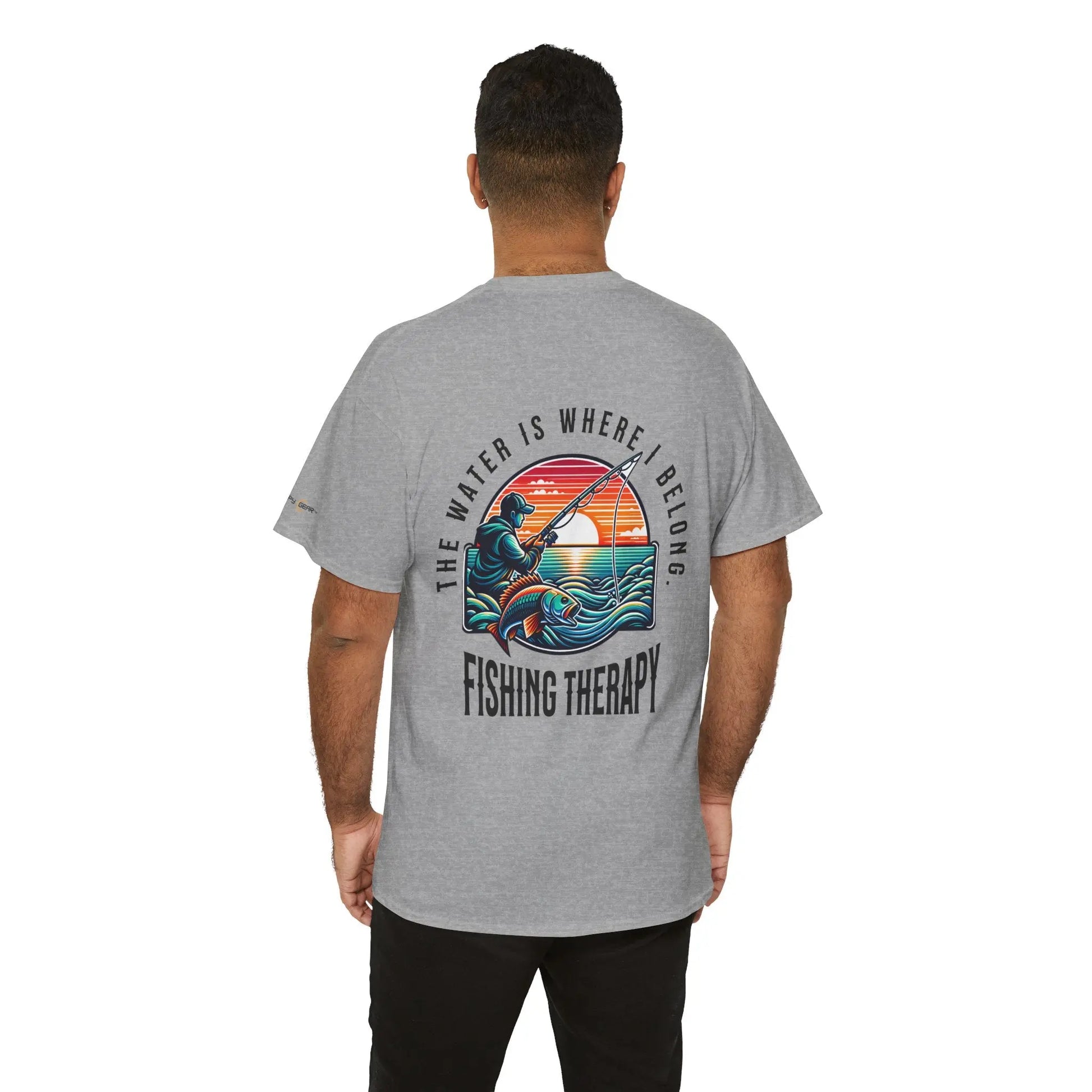 Fishing Therapy T-Shirt Printify