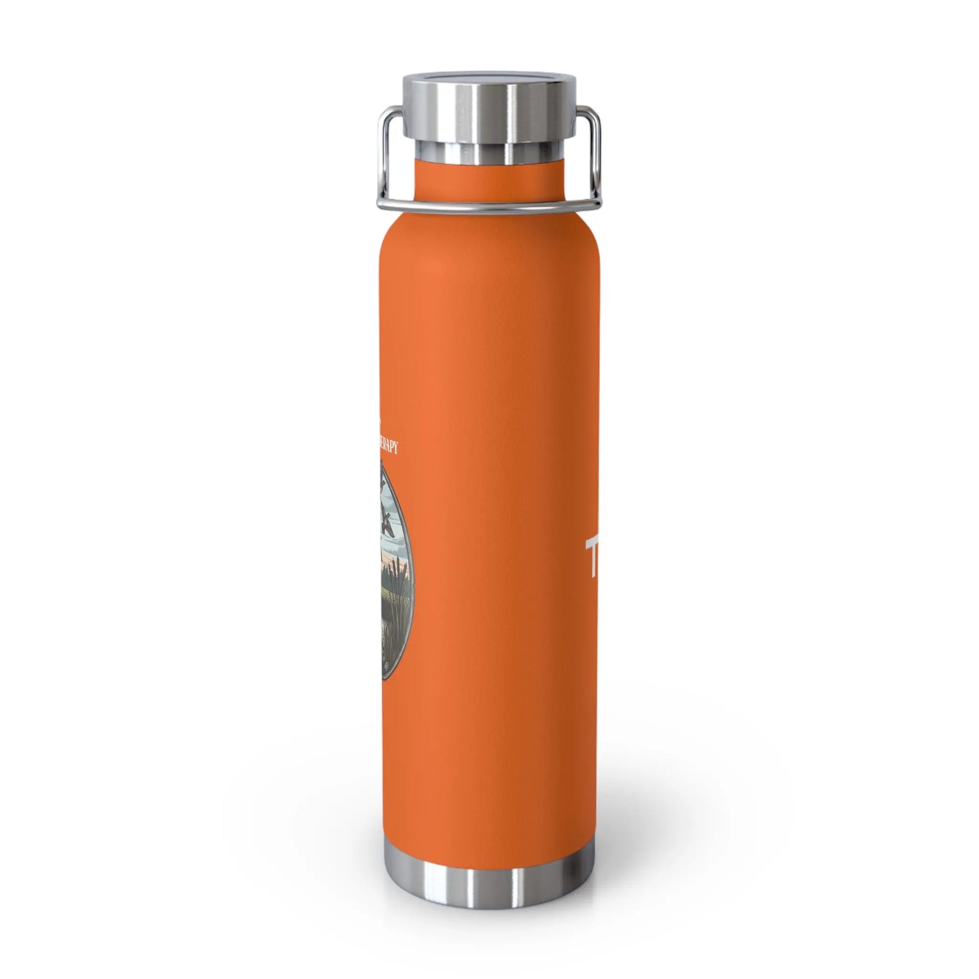 Nature-Inspired Copper Insulated Water Bottle, 22oz, Eco-Friendly Hydration, Perfect for Travel, Hiking, Outdoors, Gifts for Nature Lovers Printify