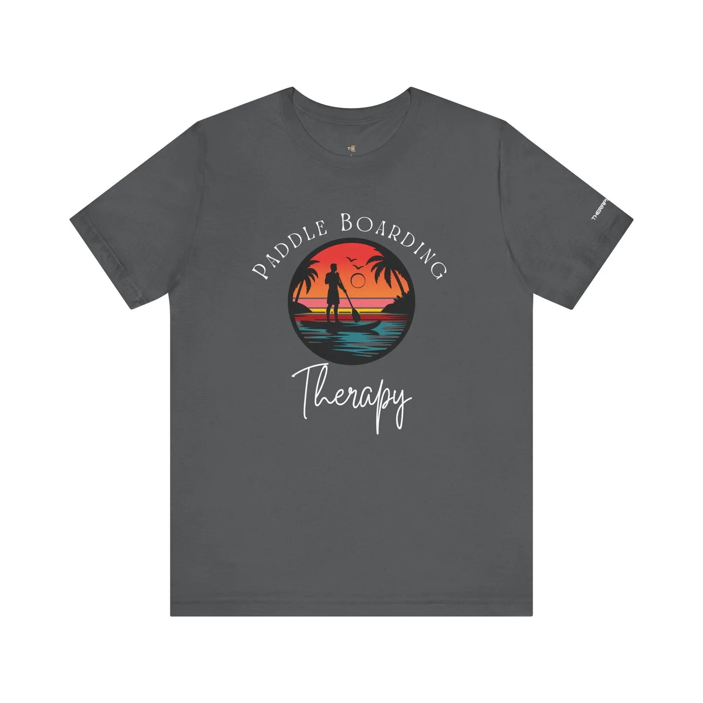 Paddle Boarding Therapy Tee, Relaxation Shirt, Beach Lover Gift, Summer Vibes Clothing, Outdoor Adventure T-Shirt, Water Sports Apparel Printify