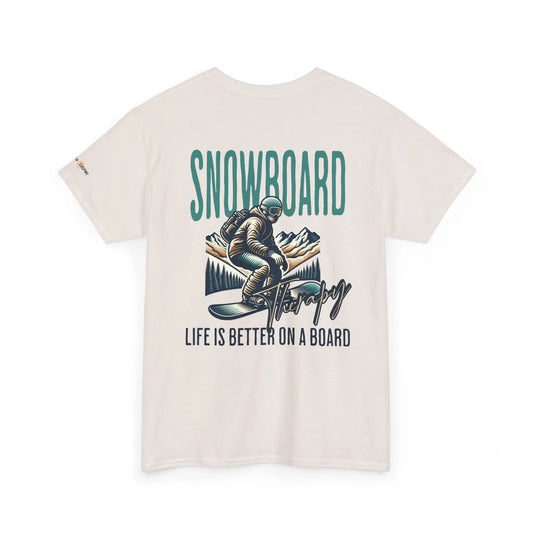 Snowboarder Unisex Tee for Winter Sports Enthusiasts Printify