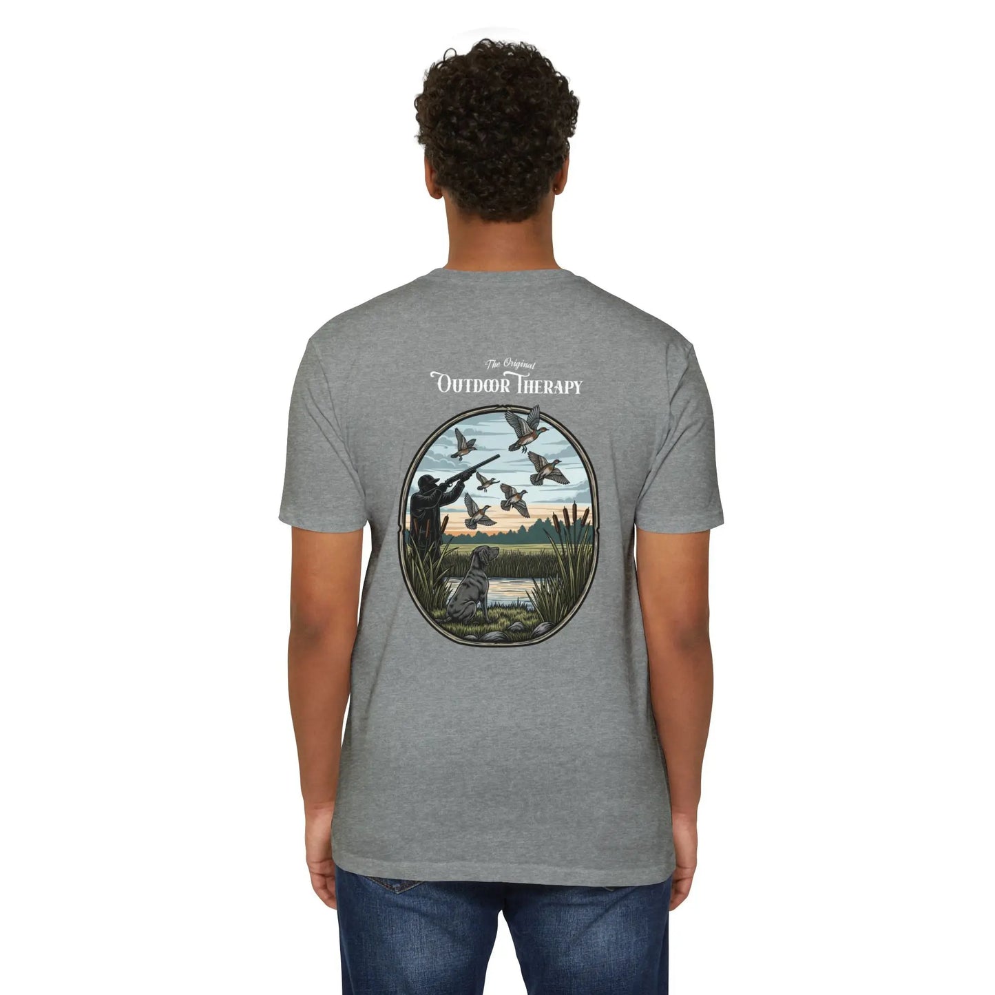 Nature Hunt Unisex Tee, Relaxed Fit Canvas Shirt, Outdoor Adventure Tee, Casual Summer Wear, Gift for Nature Lovers Printify