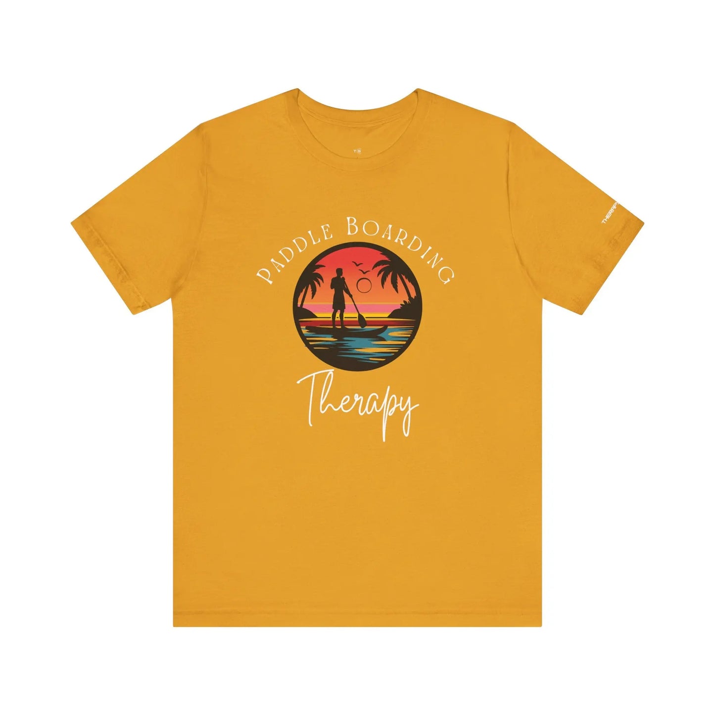 Paddle Boarding Therapy Tee, Relaxation Shirt, Beach Lover Gift, Summer Vibes Clothing, Outdoor Adventure T-Shirt, Water Sports Apparel Printify