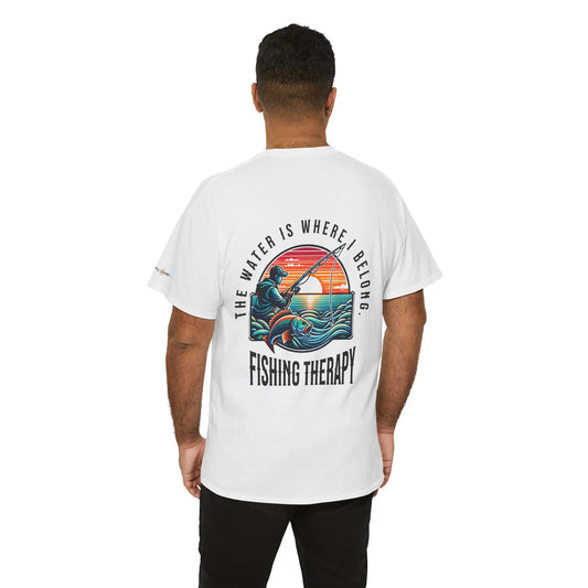 Fishing Therapy T-Shirt Printify
