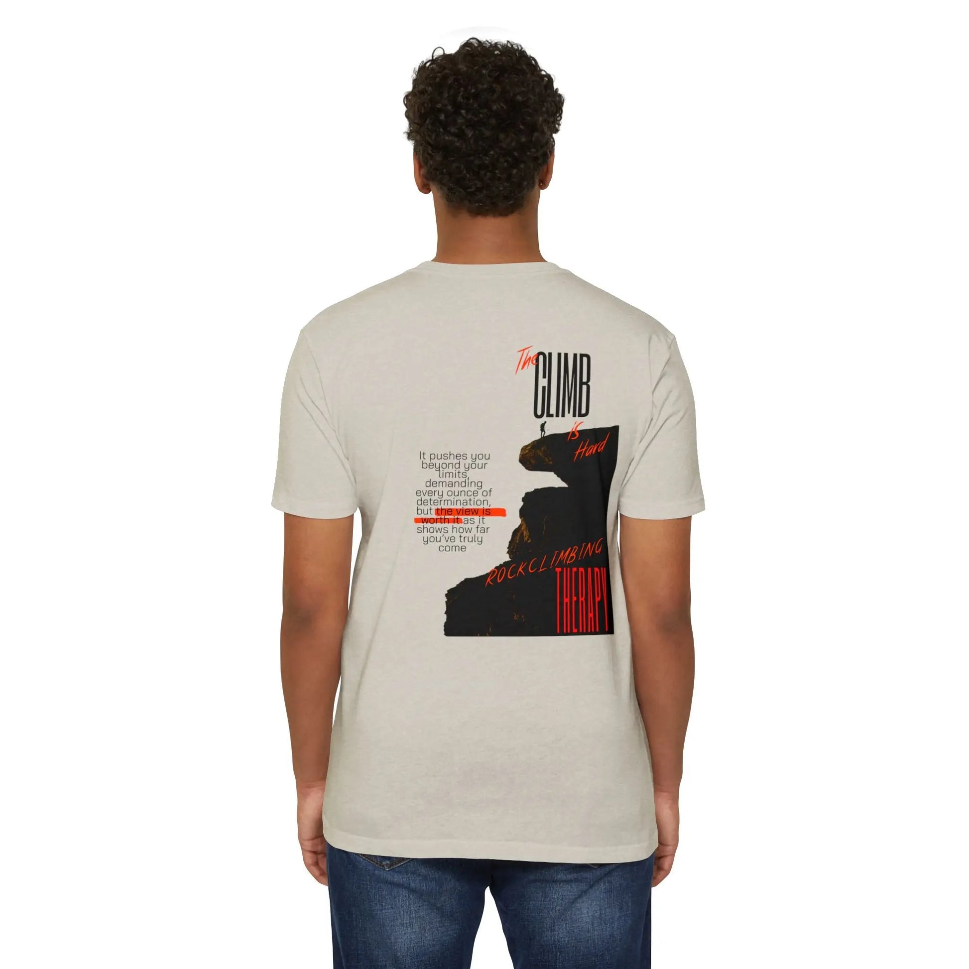 Inspirational Quote Unisex Heavy Cotton Tee, Motivational T-Shirt, Gift for Climbers, Outdoor Adventure Apparel, Casual Everyday Wear Printify