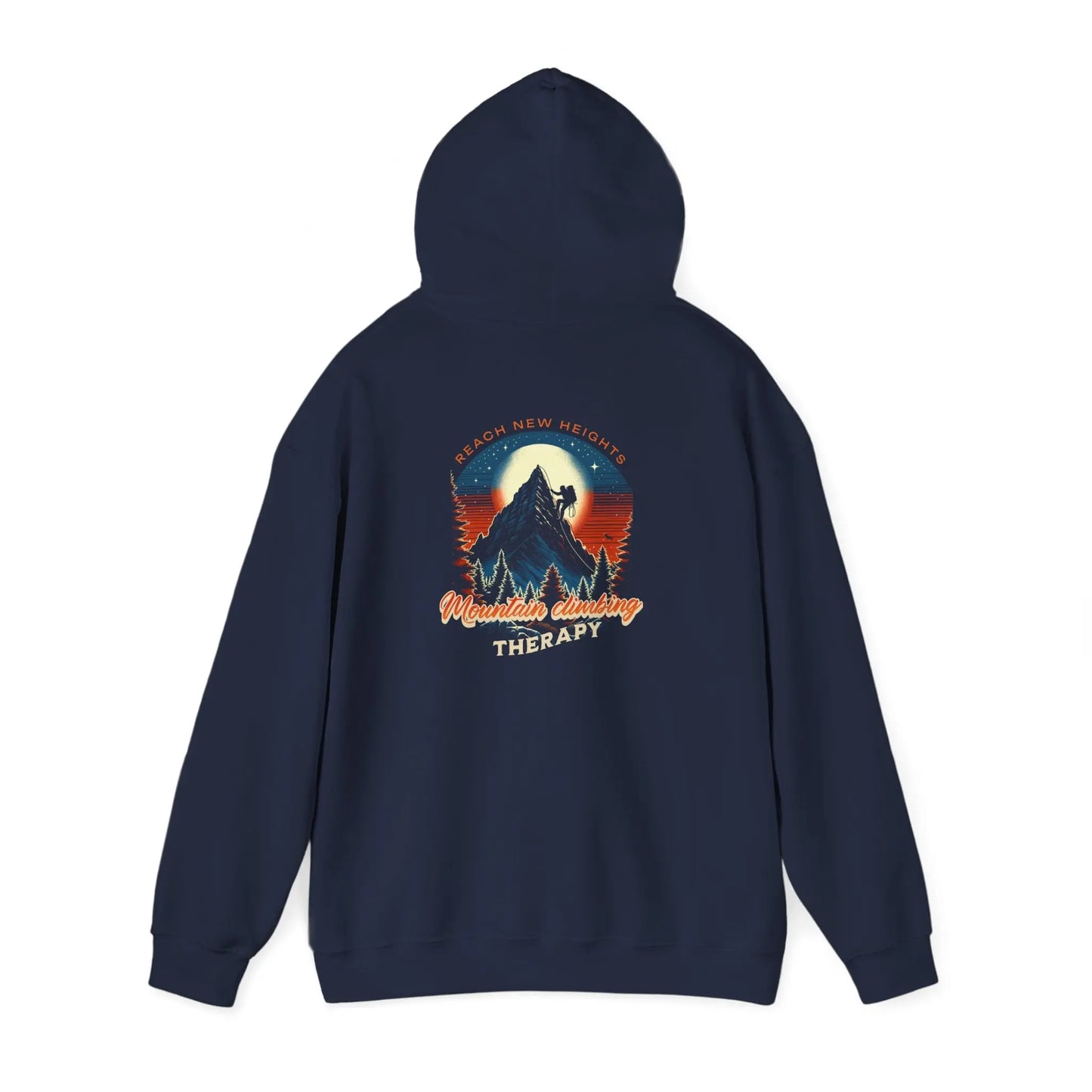 Outdoor Adventure Therapy Hoodie, Motivational Sweatshirt, Gift for Hikers, Camping Apparel, Cozy Casual Wear Printify