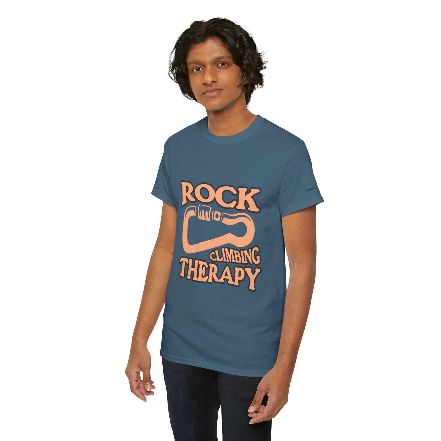 Rock Climbing Therapy Tee, Climber T-Shirt, Outdoor Enthusiast Gift, Adventure Apparel, Sport Shirt, Motivational Climbing Top Printify
