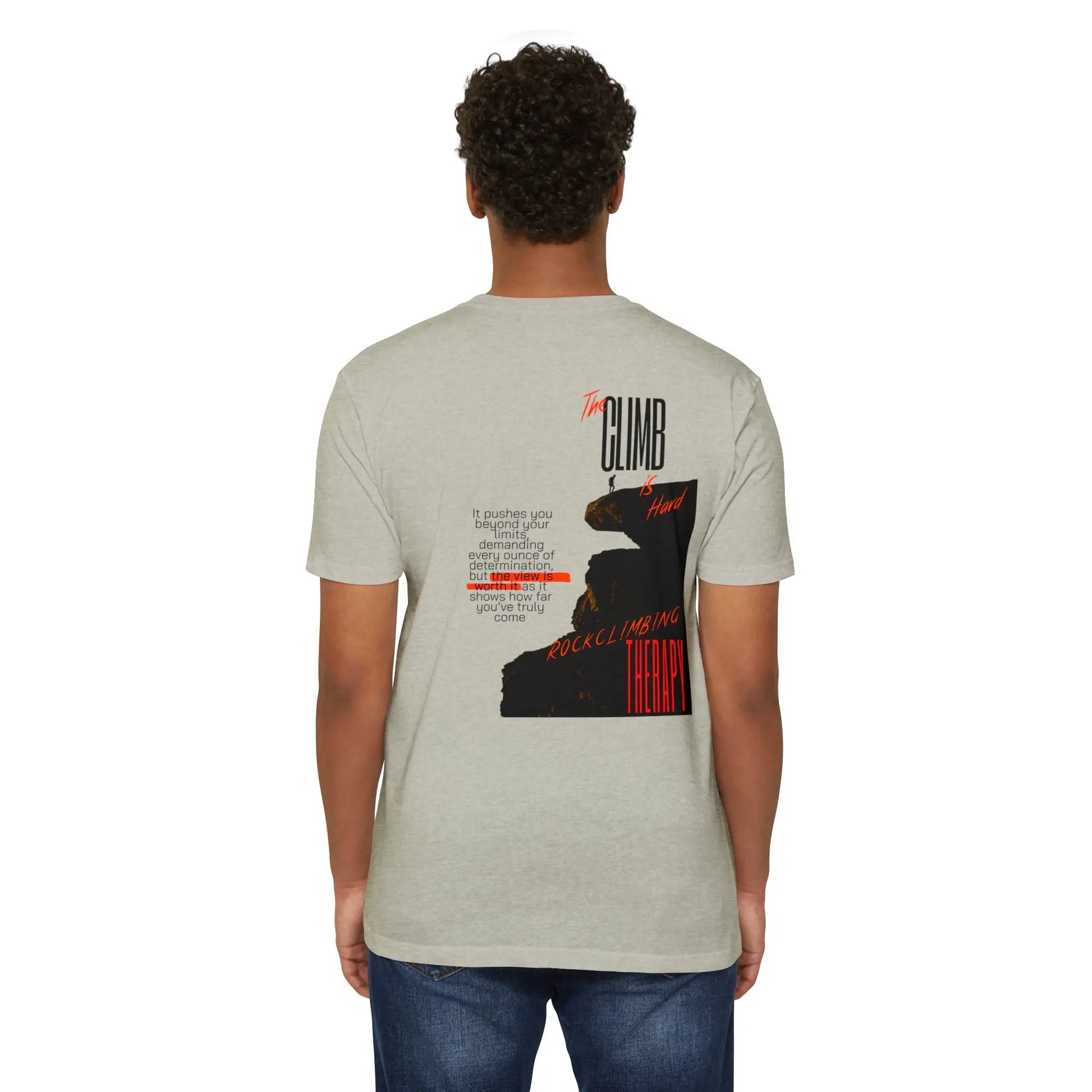 Inspirational Quote Unisex Heavy Cotton Tee, Motivational T-Shirt, Gift for Climbers, Outdoor Adventure Apparel, Casual Everyday Wear Printify