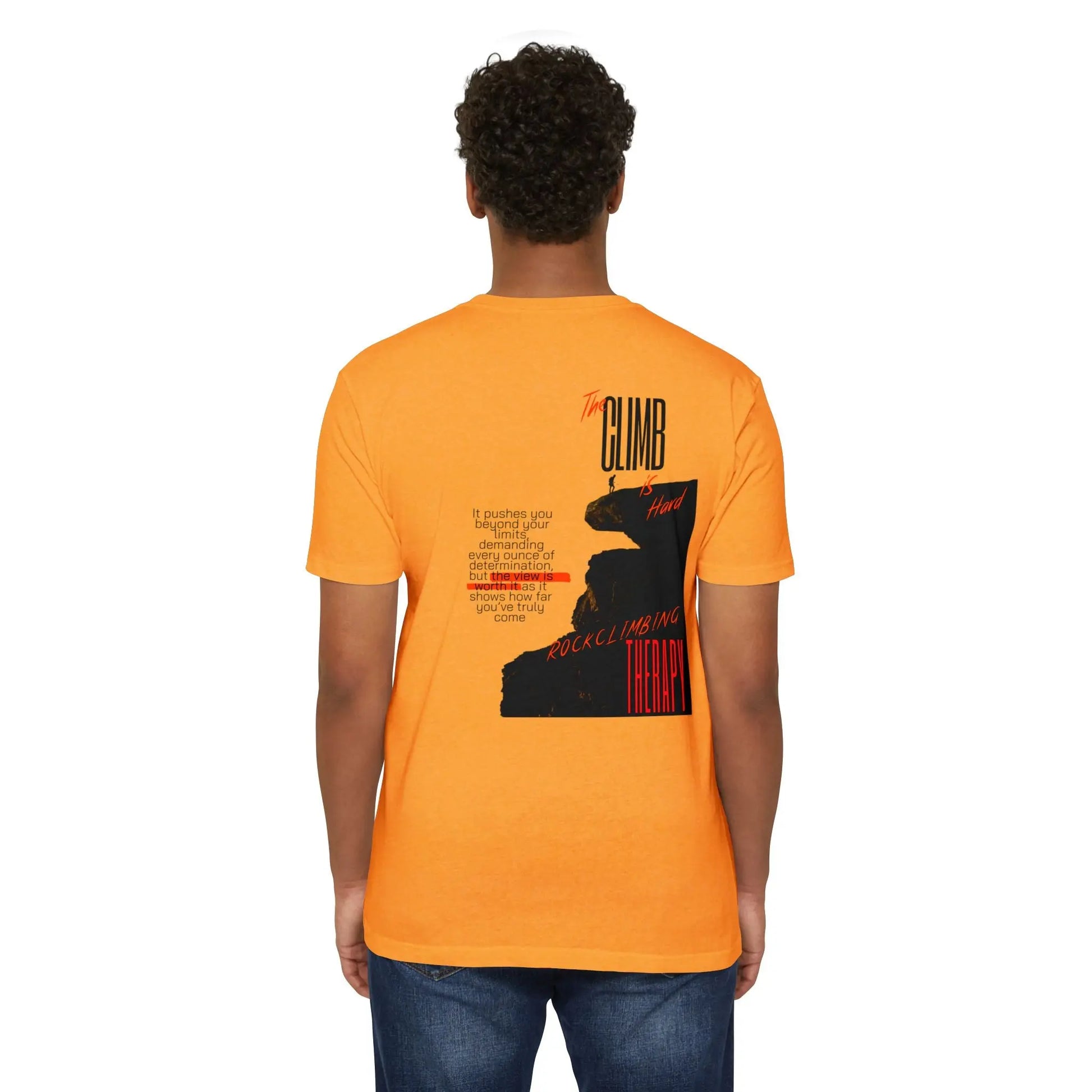 Inspirational Quote Unisex Heavy Cotton Tee, Motivational T-Shirt, Gift for Climbers, Outdoor Adventure Apparel, Casual Everyday Wear Printify