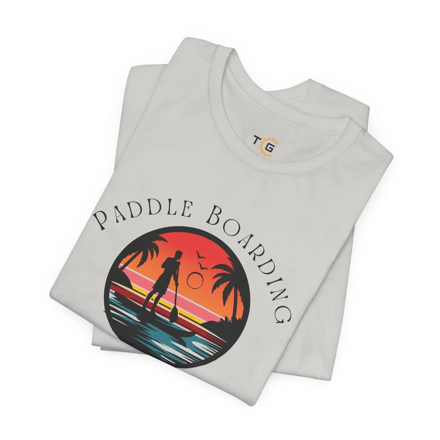 Paddle Boarding Therapy Tee, Relaxation Shirt, Beach Lover Gift, Summer Vibes Clothing, Outdoor Adventure T-Shirt, Water Sports Apparel Printify
