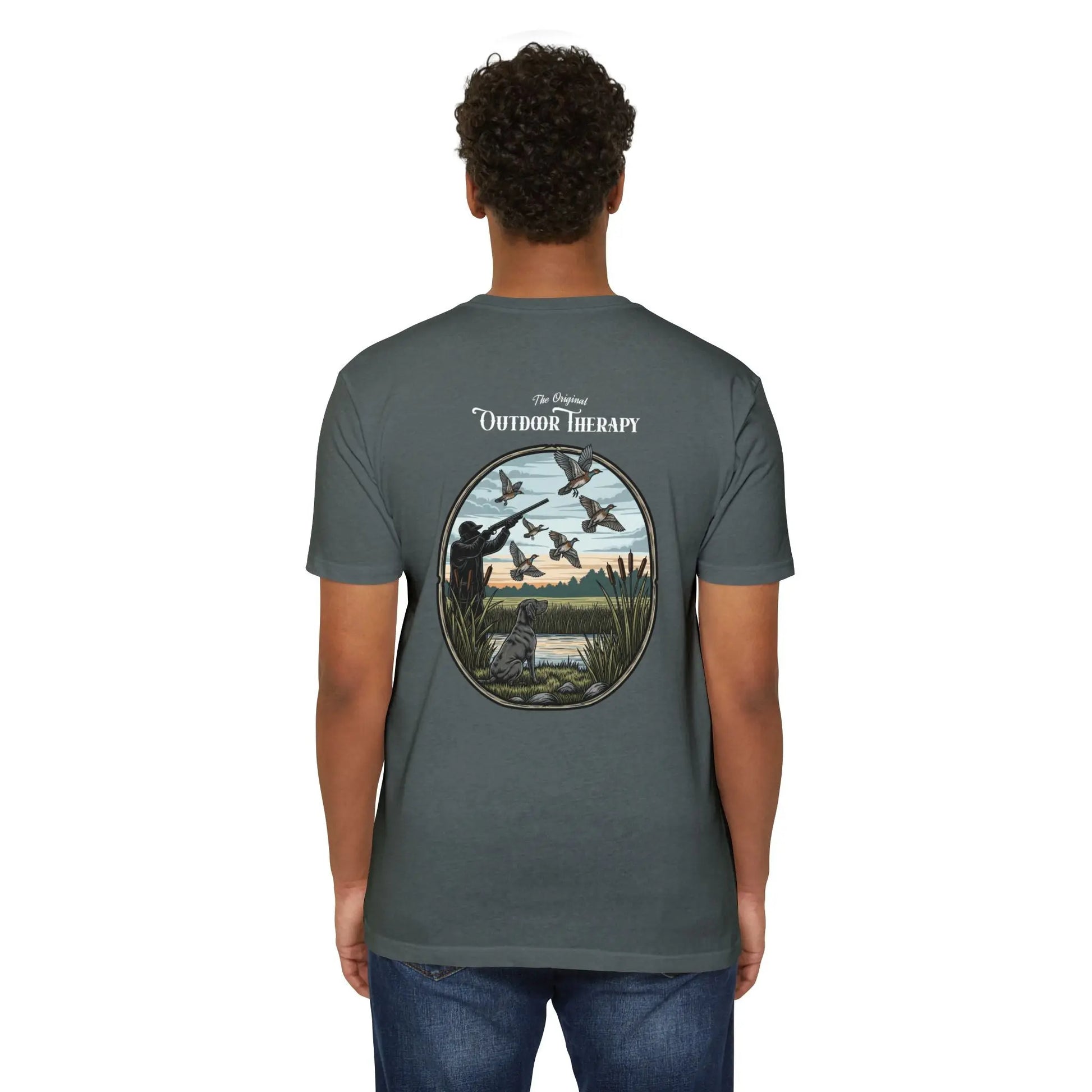 Nature Hunt Unisex Tee, Relaxed Fit Canvas Shirt, Outdoor Adventure Tee, Casual Summer Wear, Gift for Nature Lovers Printify
