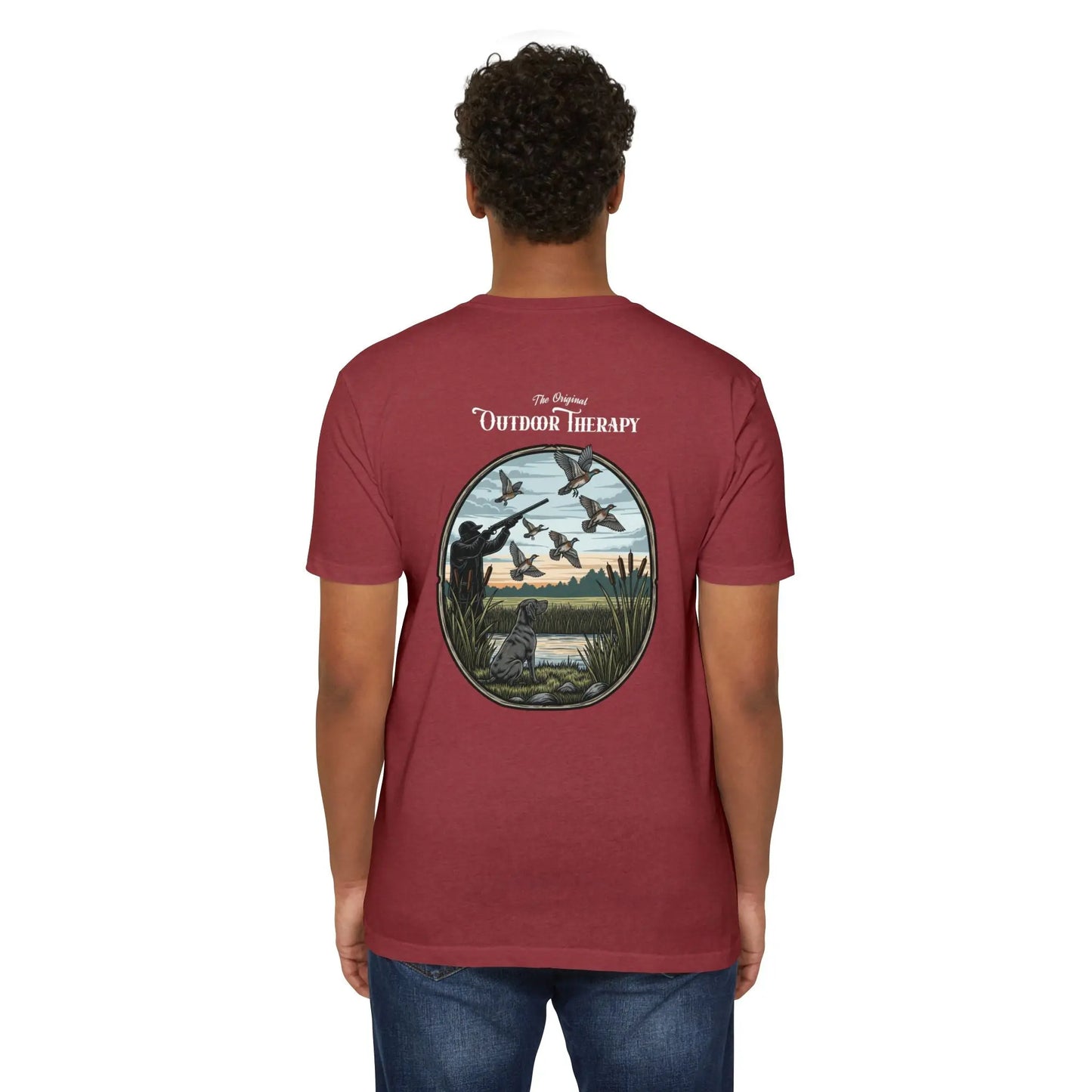 Nature Hunt Unisex Tee, Relaxed Fit Canvas Shirt, Outdoor Adventure Tee, Casual Summer Wear, Gift for Nature Lovers Printify