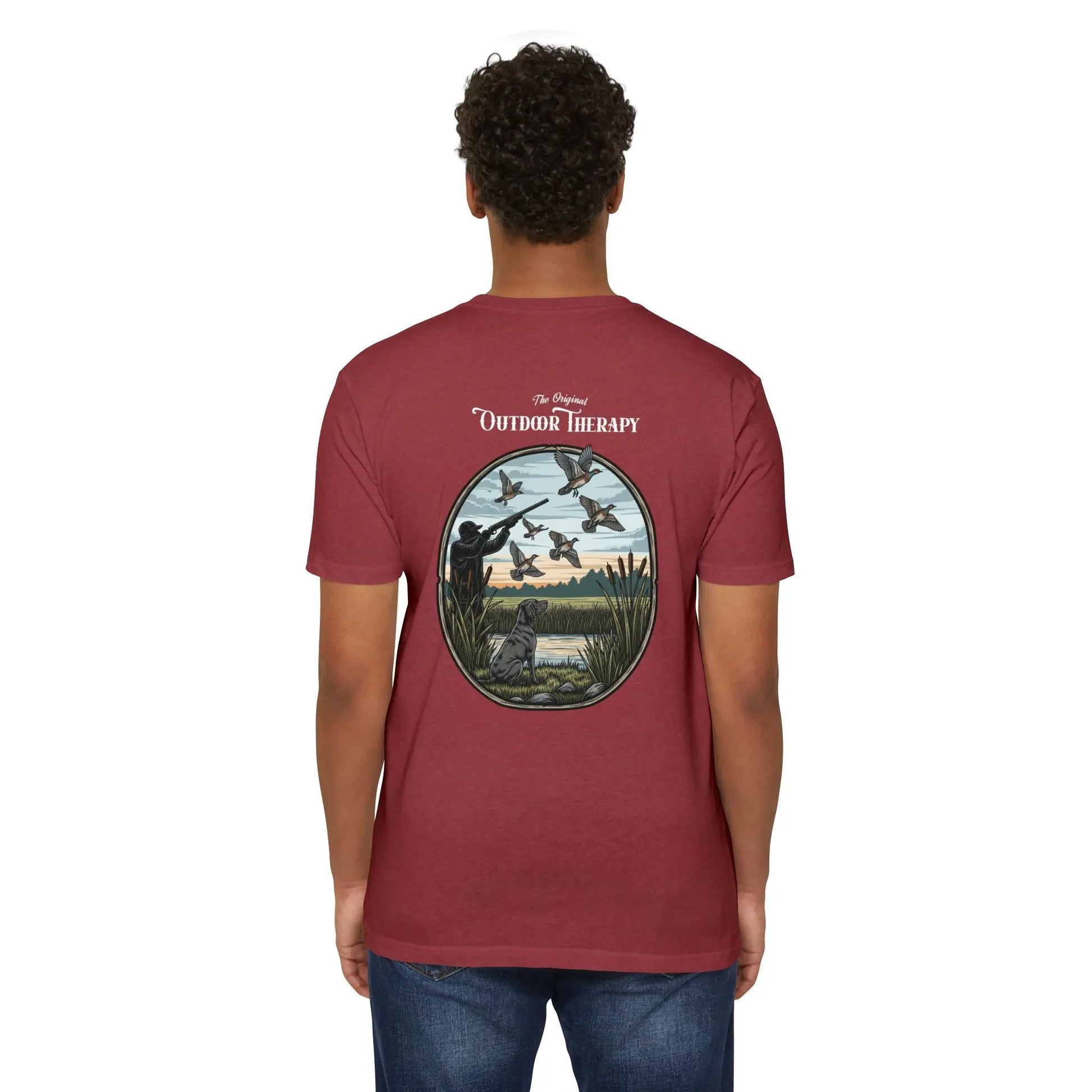 Nature Hunt Unisex Tee, Relaxed Fit Canvas Shirt, Outdoor Adventure Tee, Casual Summer Wear, Gift for Nature Lovers Printify