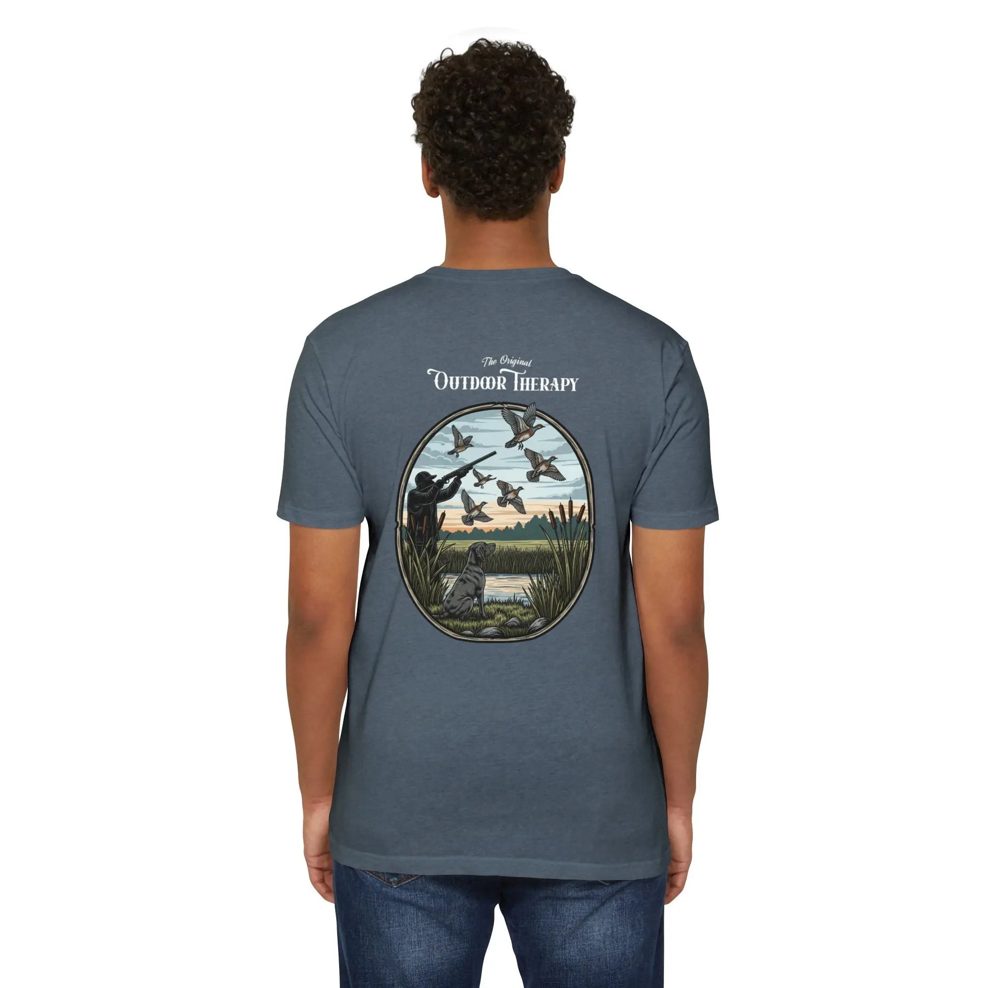 Nature Hunt Unisex Tee, Relaxed Fit Canvas Shirt, Outdoor Adventure Tee, Casual Summer Wear, Gift for Nature Lovers Printify