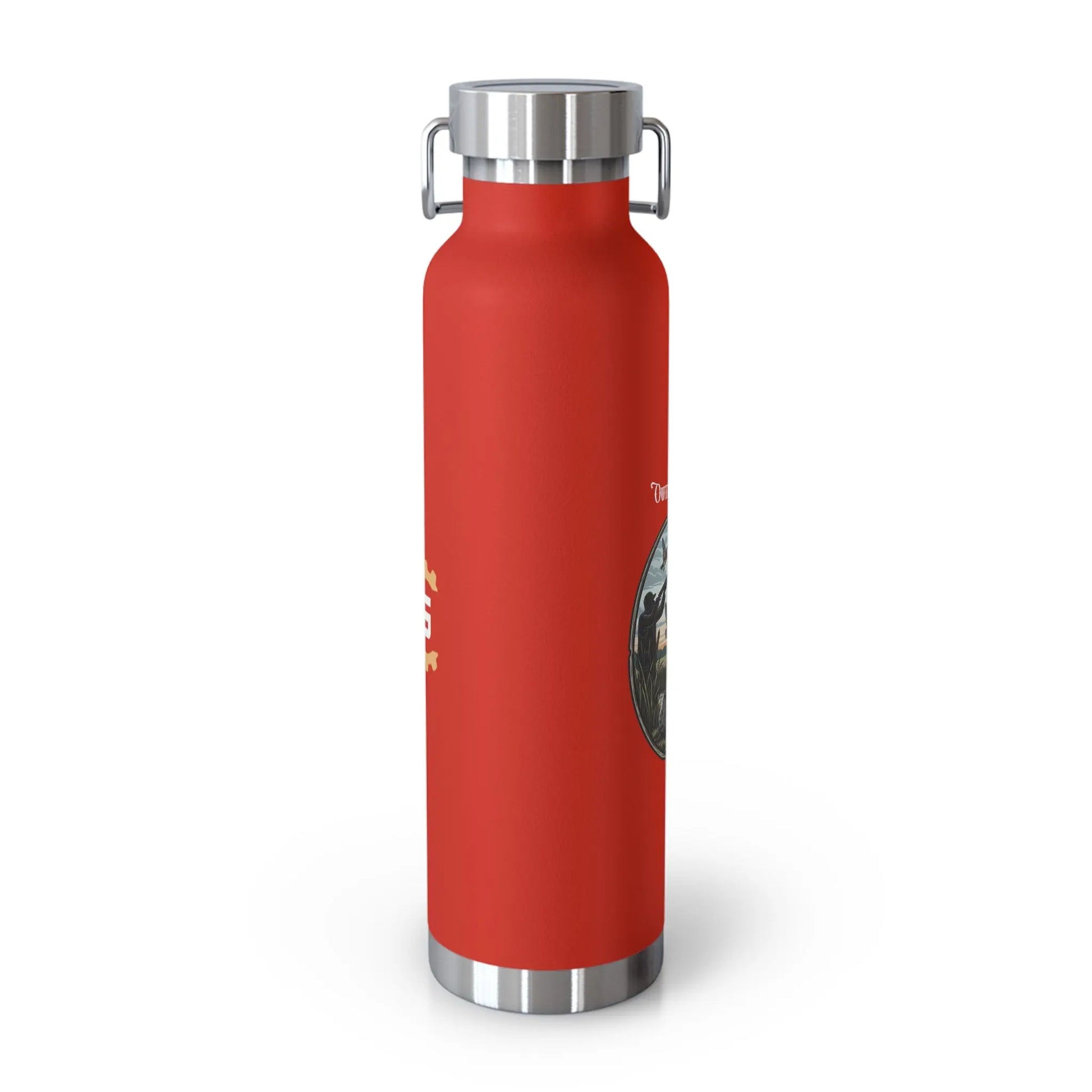 Nature-Inspired Copper Insulated Water Bottle, 22oz, Eco-Friendly Hydration, Perfect for Travel, Hiking, Outdoors, Gifts for Nature Lovers Printify