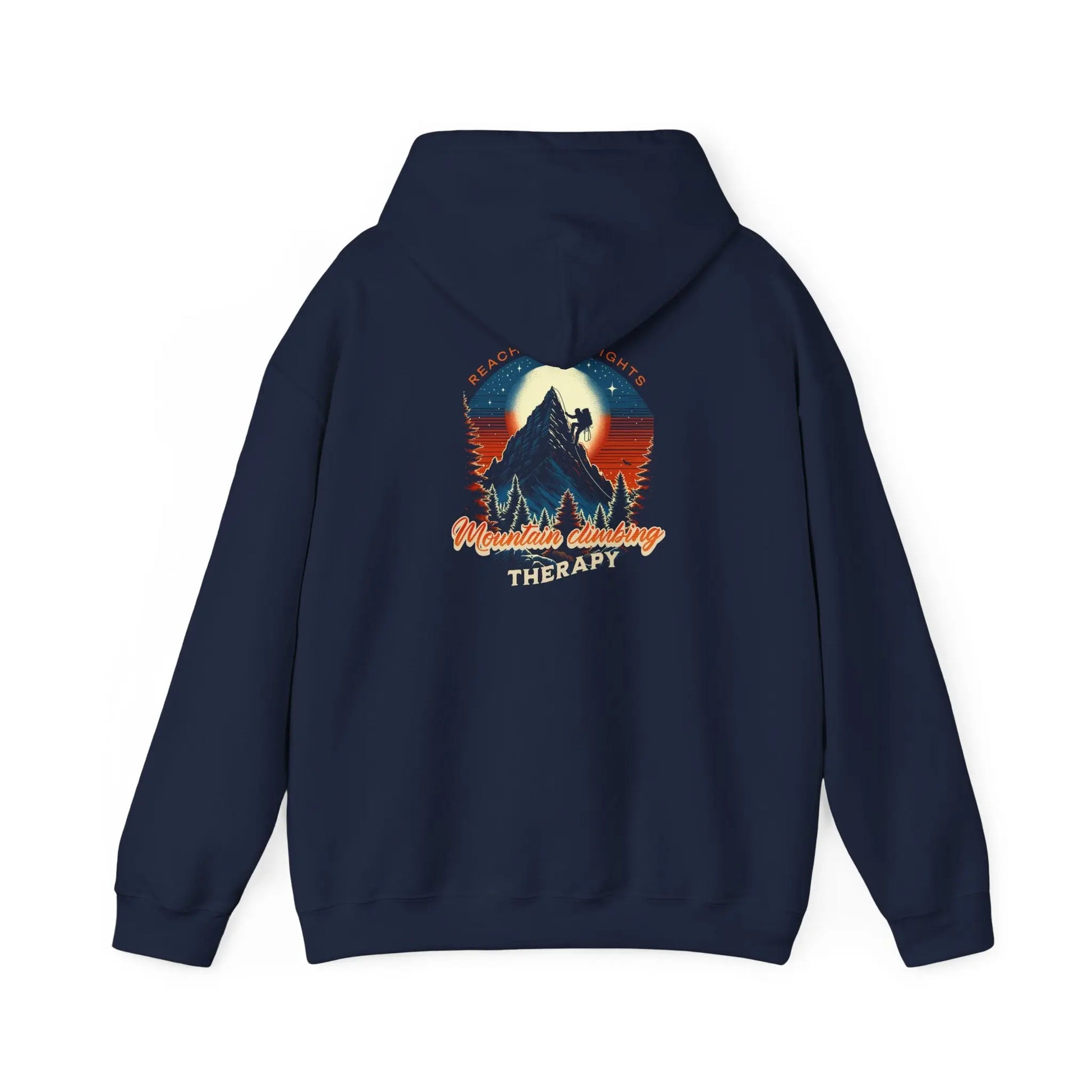 Outdoor Adventure Therapy Hoodie, Motivational Sweatshirt, Gift for Hikers, Camping Apparel, Cozy Casual Wear Printify